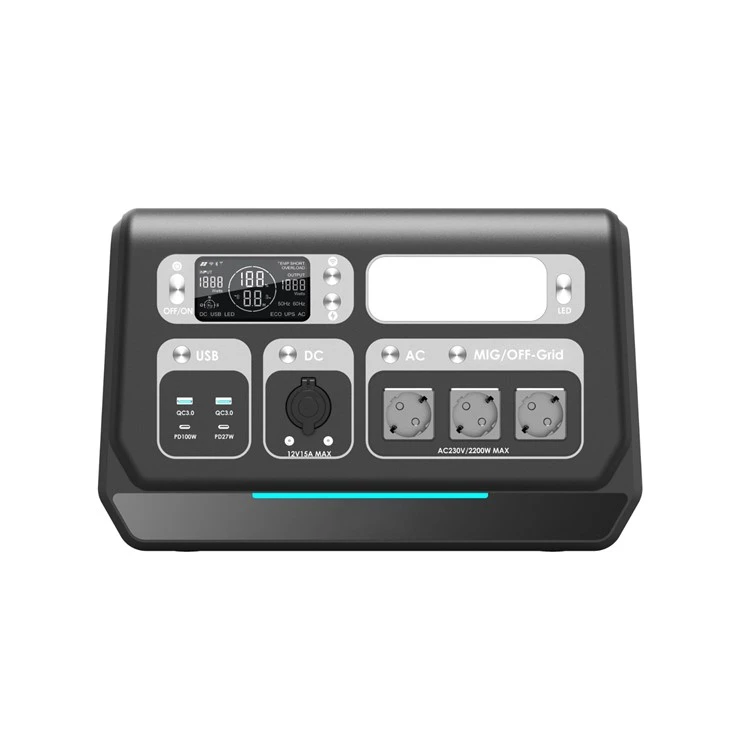 230V 2200W Portable Emergency Power Bank With WIFI
