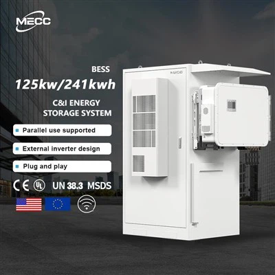 Gabinete del sistema de almacenamiento de energía de batería BESS 125KW 241kWh