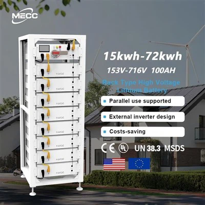 Gabinete de batería de litio atormentado de alto voltaje de 153V 100Ah