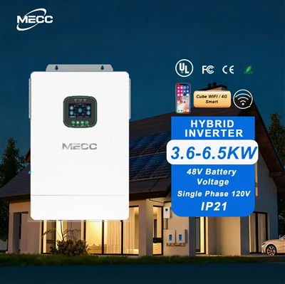 Inversor híbrido IP21 3.6kw 6.5kw 120V monofásico