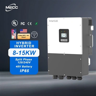 Inversor híbrido IP65 10kw fase dividida