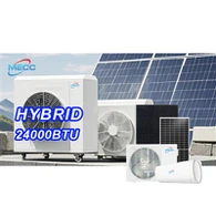 Potente opción doméstica de aire acondicionado solar de 24000 btu